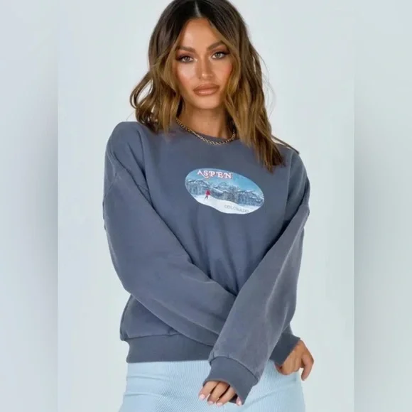 Aspen Colorado Crewneck Pullover - Picture 1 of 3